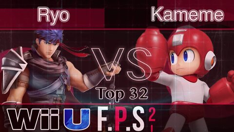 Noble|Ryo (Ike) vs. DNG|Kameme (Sheik & Mega Man) - Wii U Top 32 - FPS2