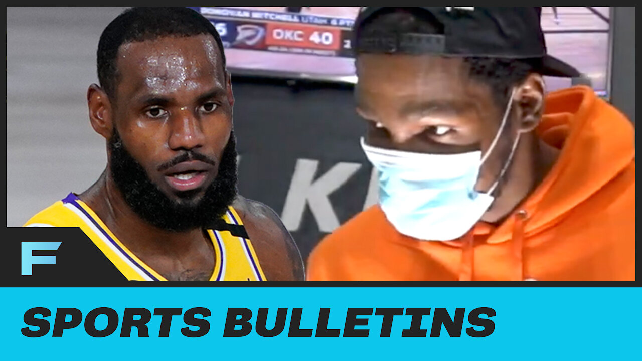 Kevin Durant Reacts To Fan Who Claims LeBron James Is The GOAT