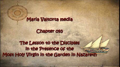 The Lesson to His Disciples In the Presence of the Most Holy Virgin in the Garden in Nazareth.