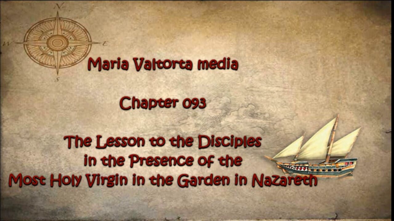 The Lesson to His Disciples In the Presence of the Most Holy Virgin in the Garden in Nazareth.