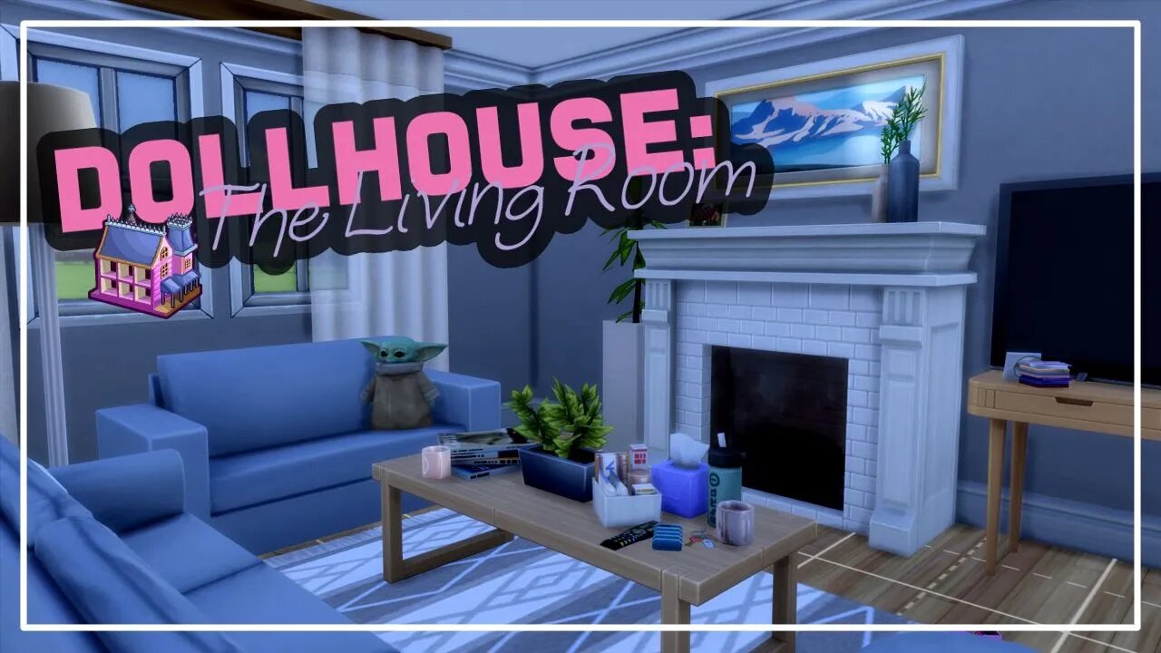 The Sims 4 Dollhouse: The Living Room 🛋📺