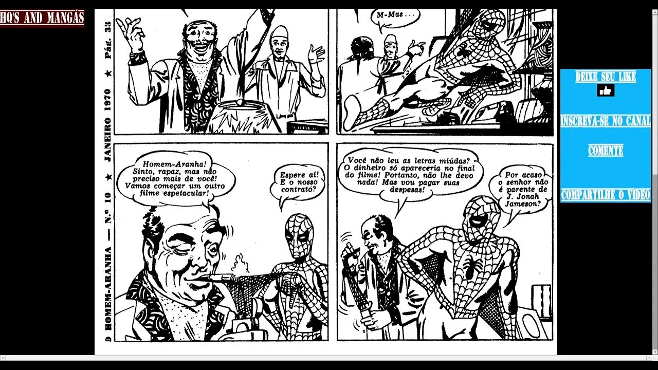 Homem Aranha - (1ª Série Nº 10) Pt.02 Duende Verde (Cont.) [Pause o Vídeo Caso Não Consiga Ler]