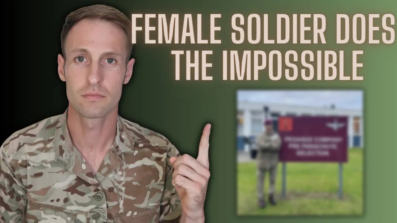 FEMALE SOLDIER DOES THE IMPOSSIBLE