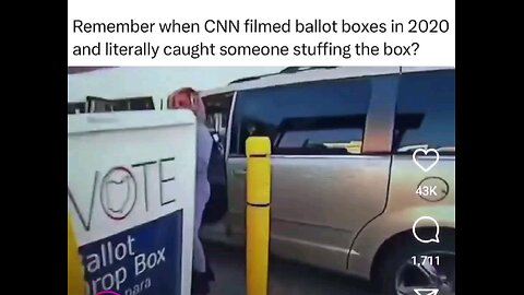 2020 Election, Ballot Stuffing Caught on CNN