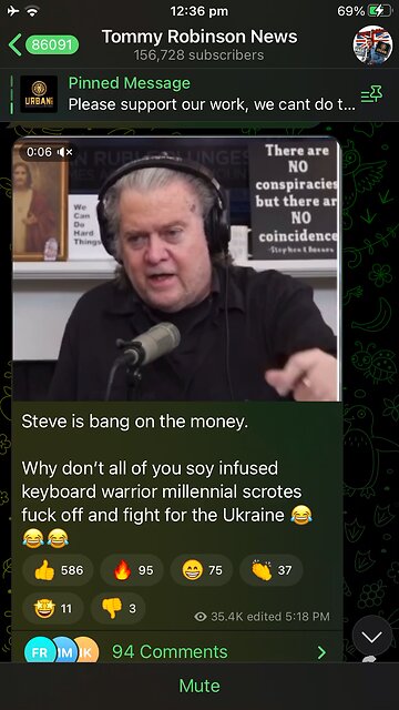 Steve Bannon : woke can go to Ukraine