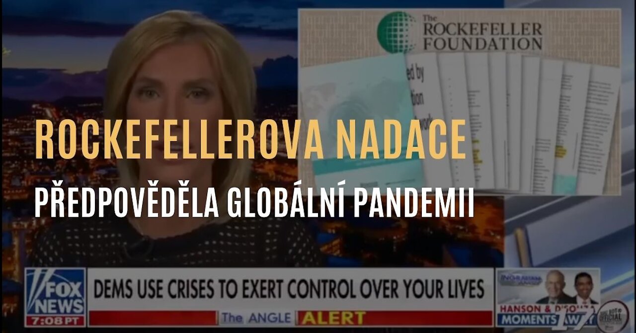 Rockefellerova nadace předpověděla globální pandemii v roce 2010