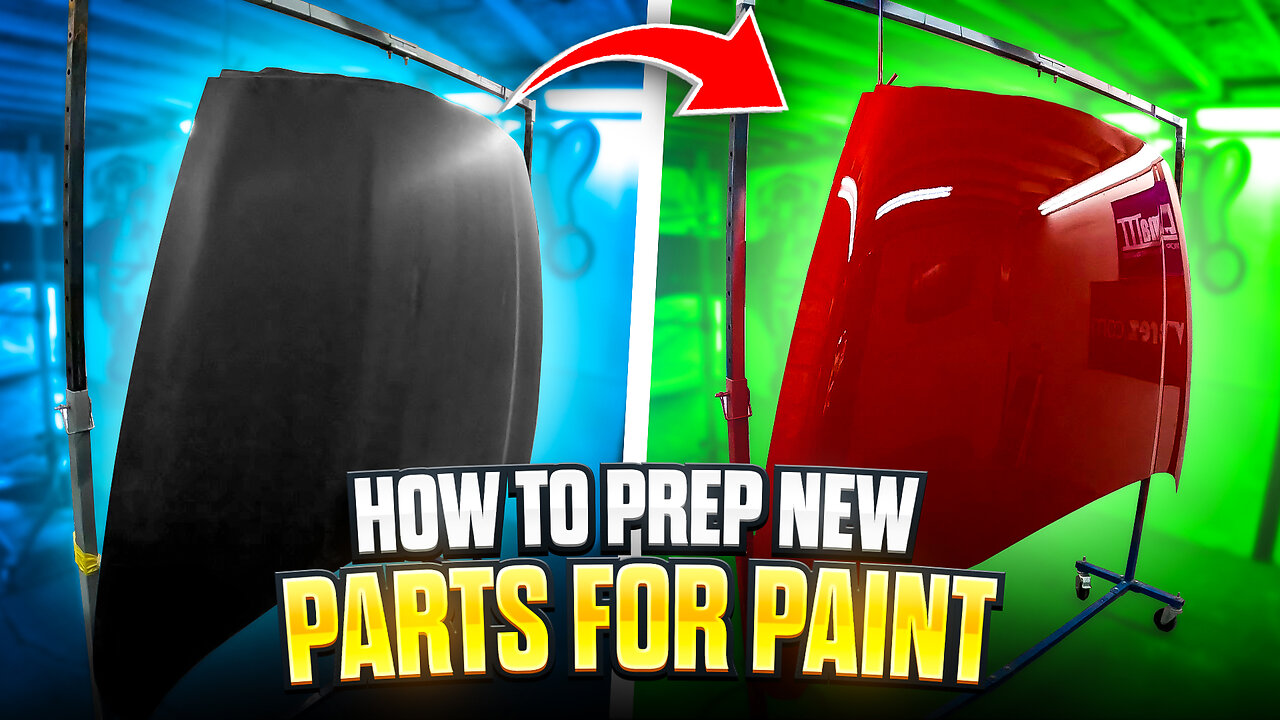 HOW TO PREP NEW PARTS FOR PAINT