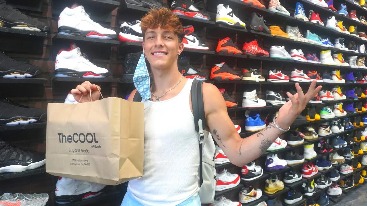 Tayler Holder Goes Shopping For Sneakers With CoolKicks