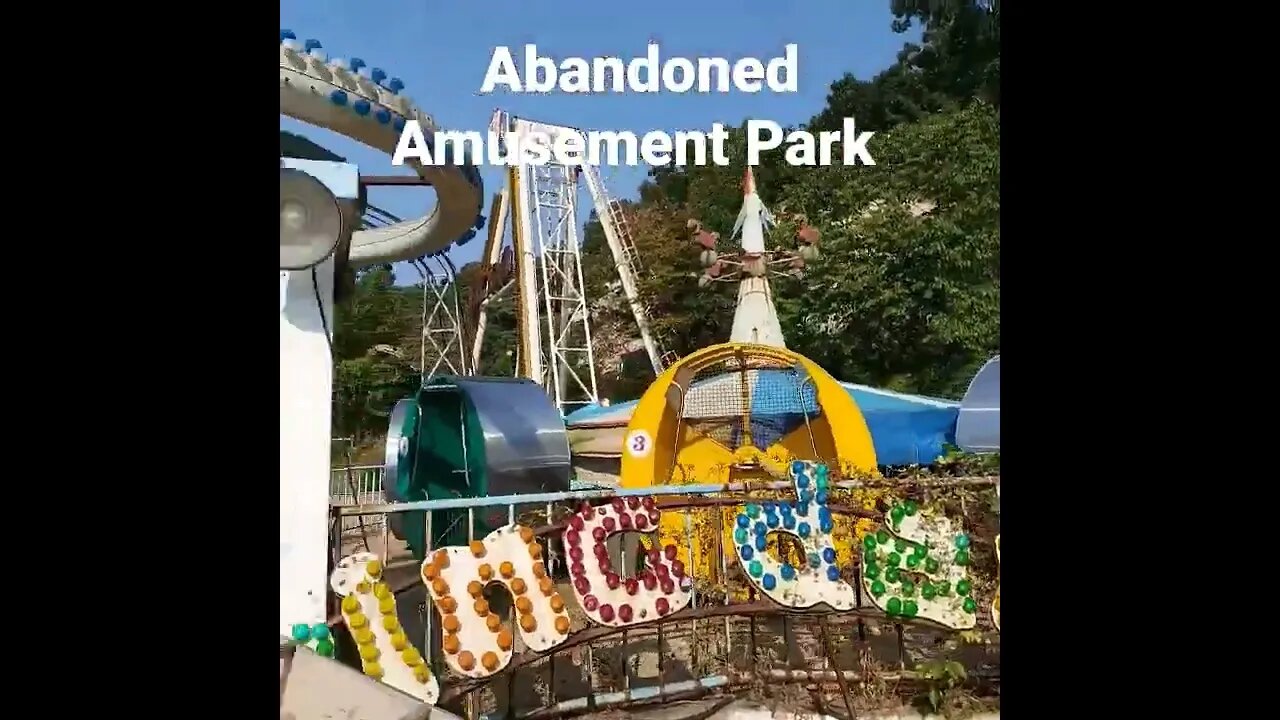 Abandoned Amusement Park in Korea #scary #creepy #haunted #shorts #shortsfeed #fyp #korea