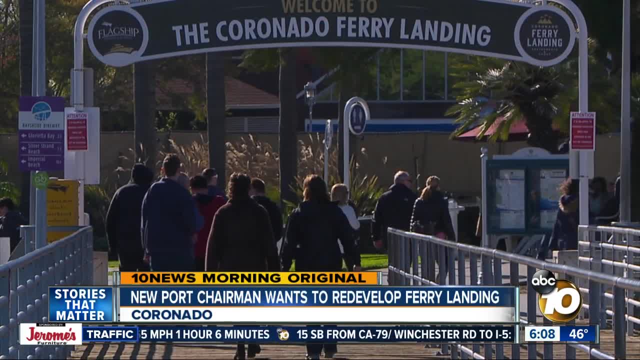 New Port Commissioner proposes big changes for Coronado Ferry Landing