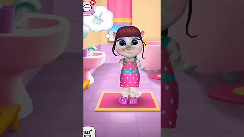 😂😂 Dirty Angela Needs Shower #470 | My Talking Angela 2 | #shorts #funwithangela 🤣😂