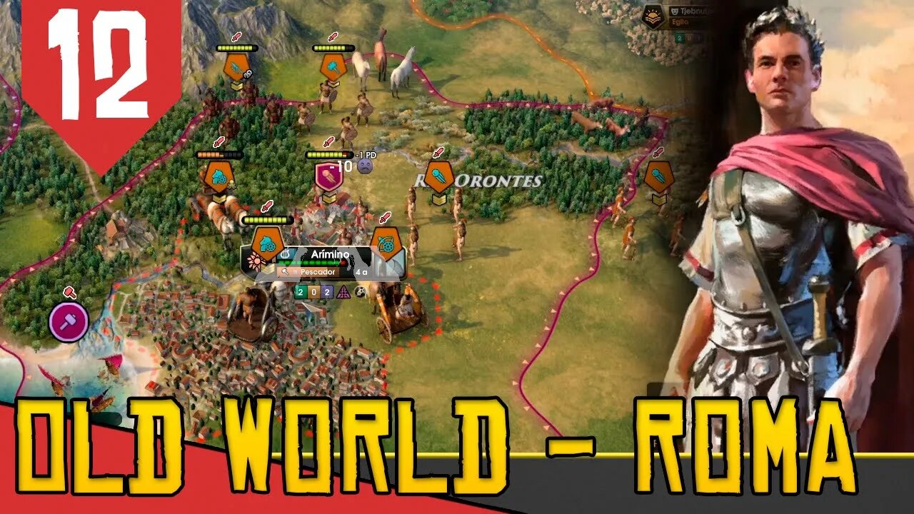 Gosto da DERROTA - Old World Roma #12 [Gameplay PT-BR]