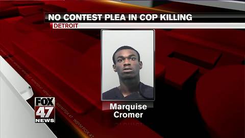 Man pleads no contest in 2016 slaying of Detroit officer