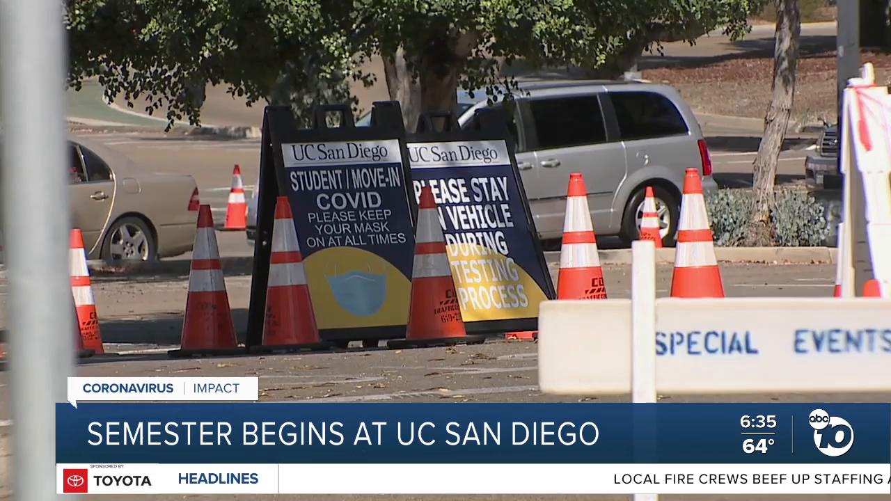 New quarter begins at UC San Diego with extra precautions