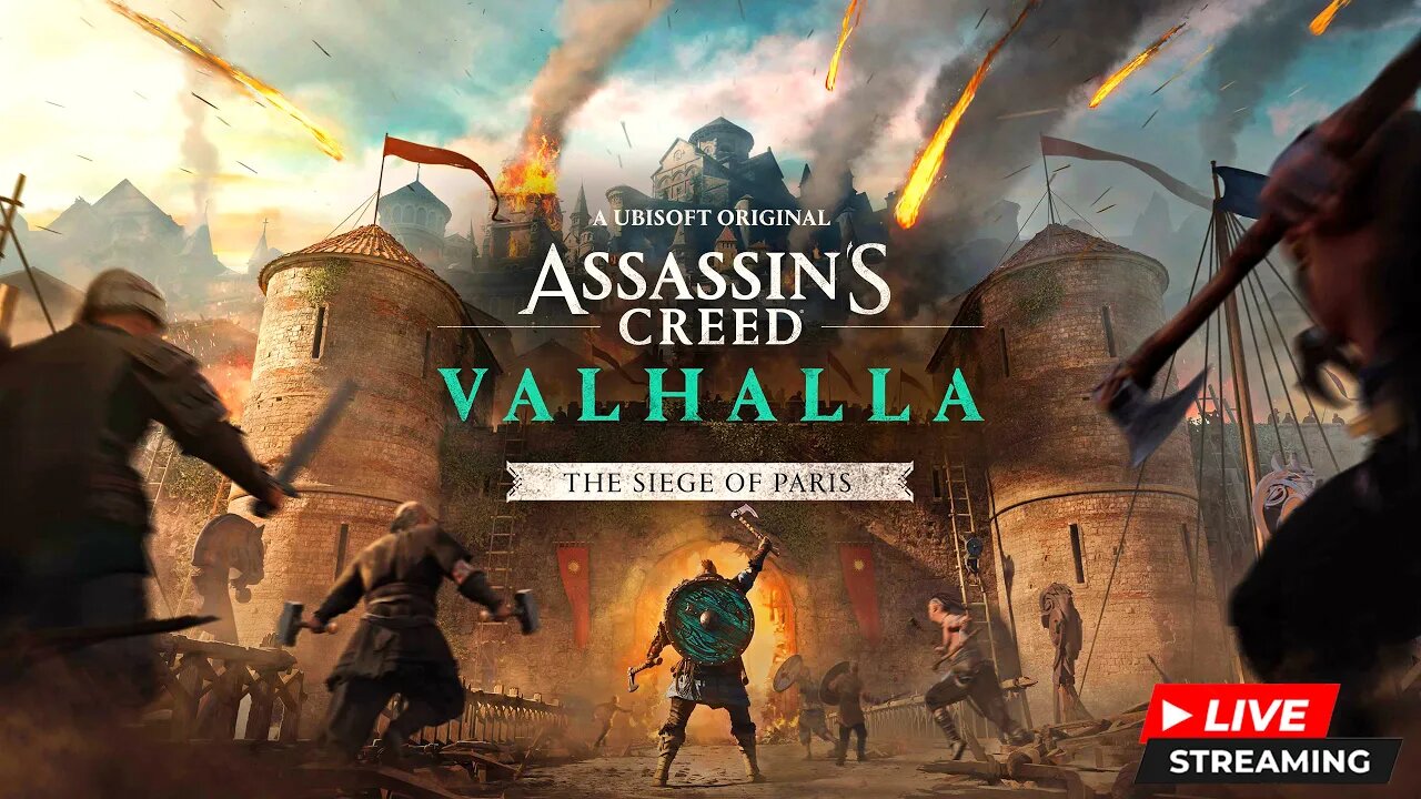 ASSASSIN'S CREED VALHALLA Walkthrough Gameplay Live Part 20 - Welcome To Paris (PS5 Live)