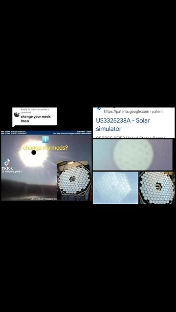 Artificial Eclipse 2024 Apr 8 2024 (?) How They Made 2 Suns (?) 🤔