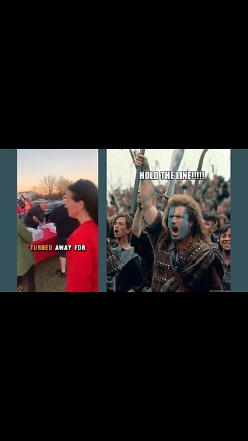 🚨PIZZAS are being delivered to voters in line 🍕 Bucks Cty, PA 🍕