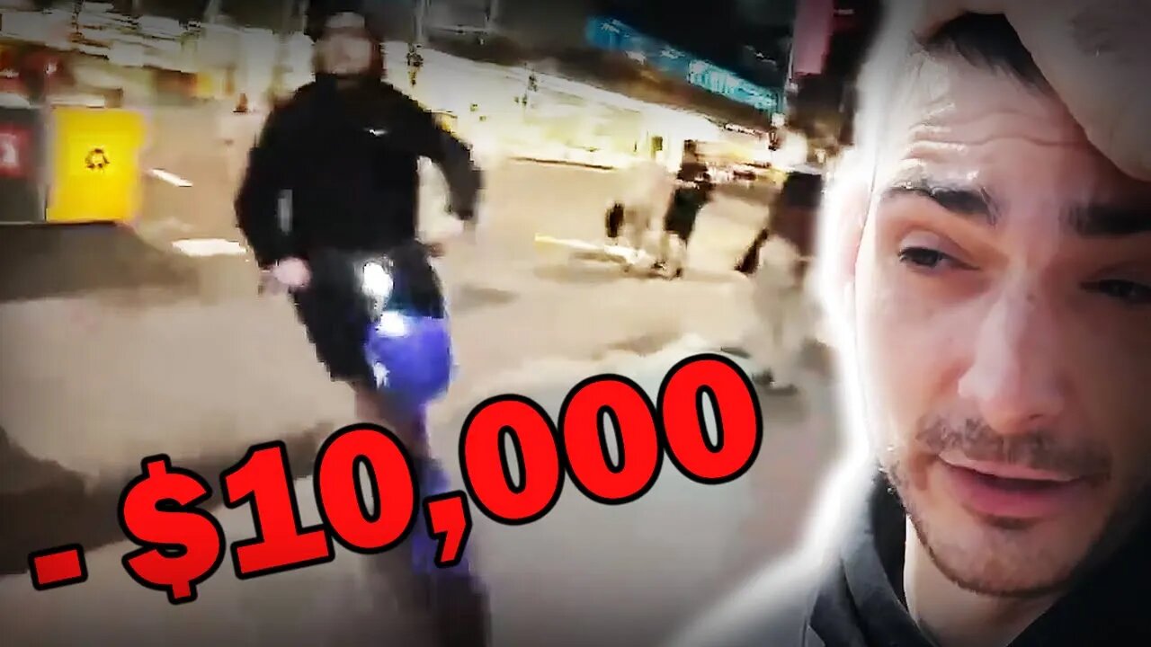 Ice Poseidon Gets Rammed In To With An Electric Scooter By Crazy Viewer Who Lost $10,000 In CxCoin