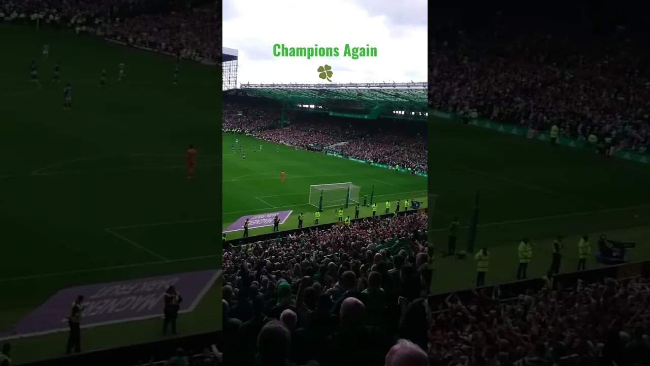 Celtic Fans Singing | Celtic 3 - 2 Rangers | 08/04/2023