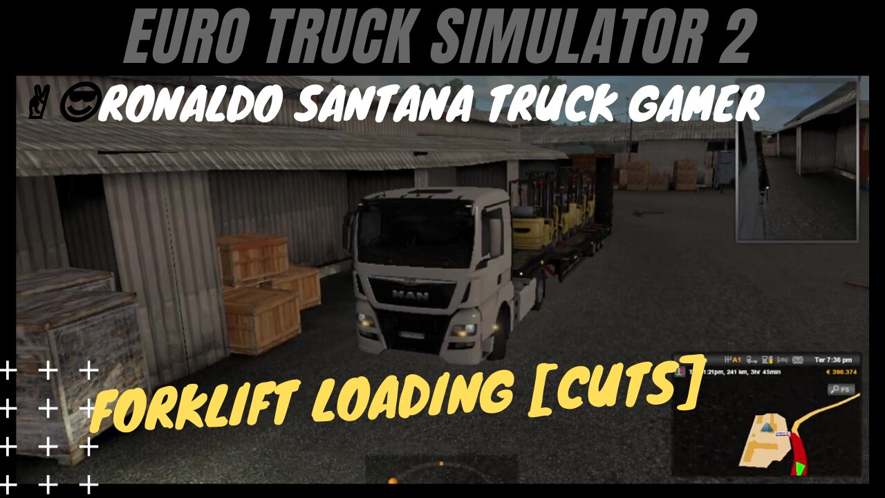 🚚 FORKLIFT LOADING [cuts] ✌️😎RONALDO SANTANA TRUCK GAMER