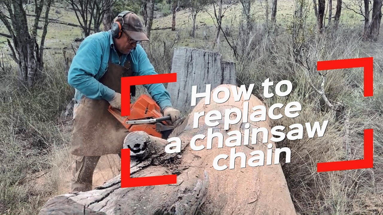 Chainsaw chain replacement