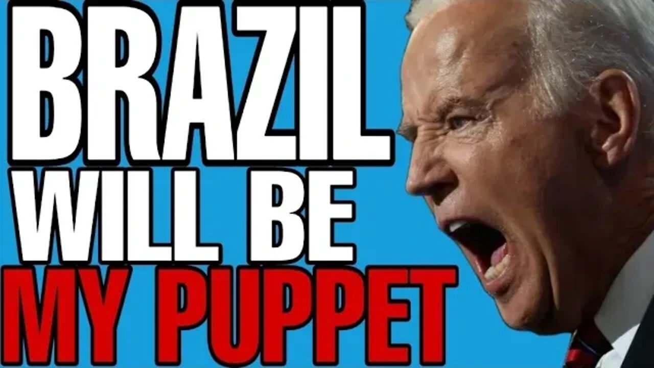 BIDEN WORKING WITH COMMUNIST TO OVERTHROW BRAZIL DEMOCRACY