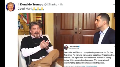 MCAFEE 2019 on Pres. Trump being held HOSTAGE by the Media