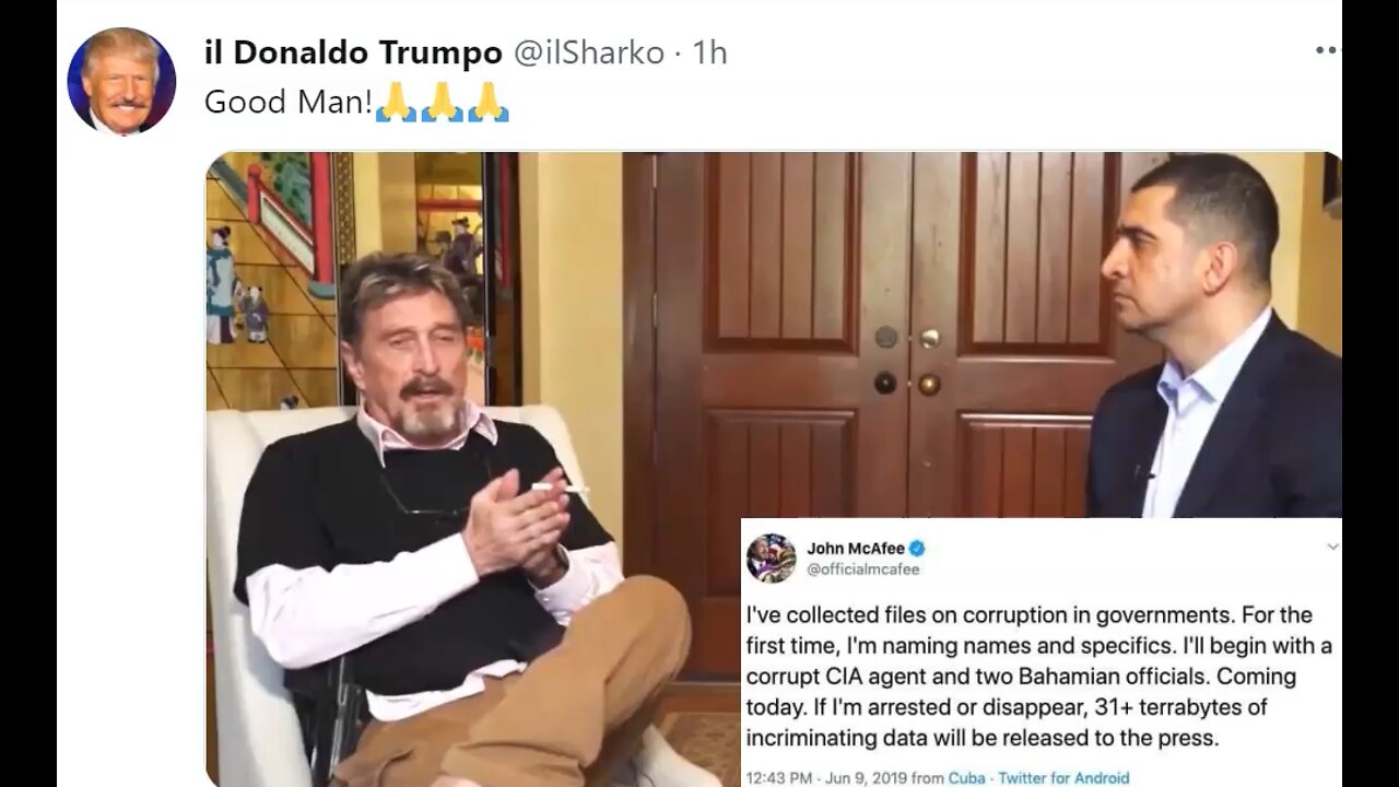 MCAFEE 2019 on Pres. Trump being held HOSTAGE by the Media