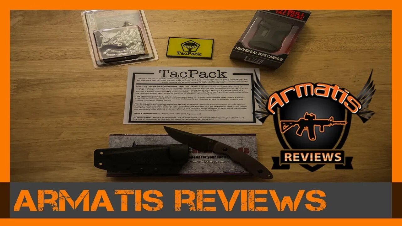 TacPack August 2018 Unboxing