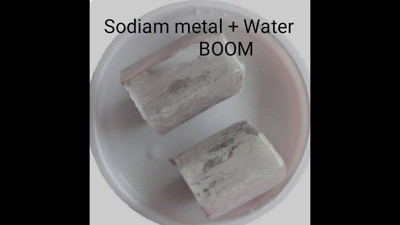 Experiment on sodium metal and water..