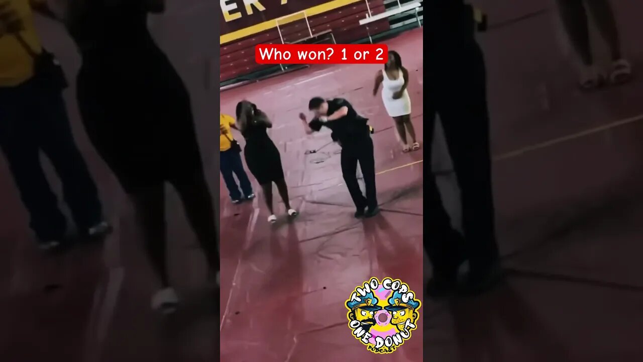 Cops dance battle for last donut #funny #shorts #Cops #police #dancebattle #fyp #trending #viral