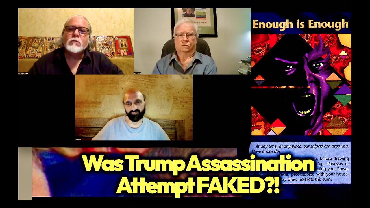 Jim Fetzer Victor Hugo Joachim Hagopian Revolution Radio Call In Show The Trump Assassination Psyop