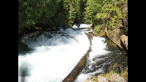 Relaxing 3 hours video of a mountain river