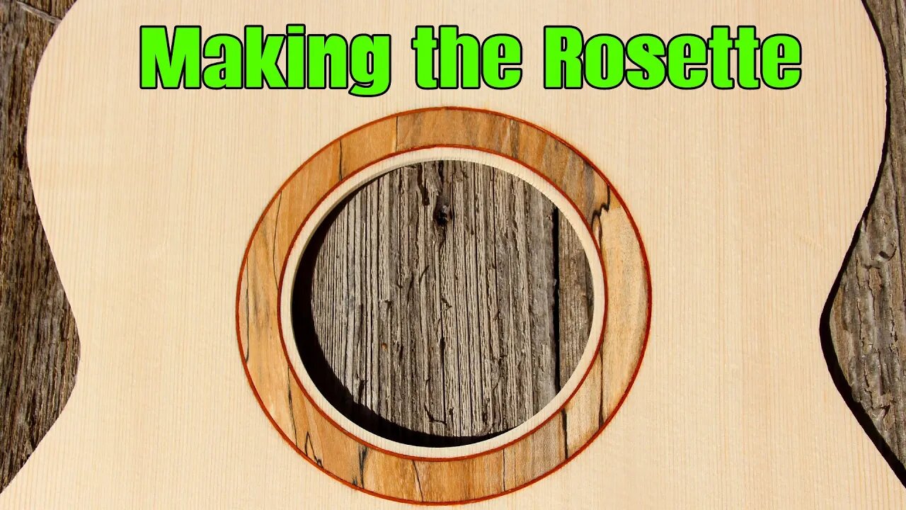 Making and Installing the Rosette | Building an Acoustic Guitar