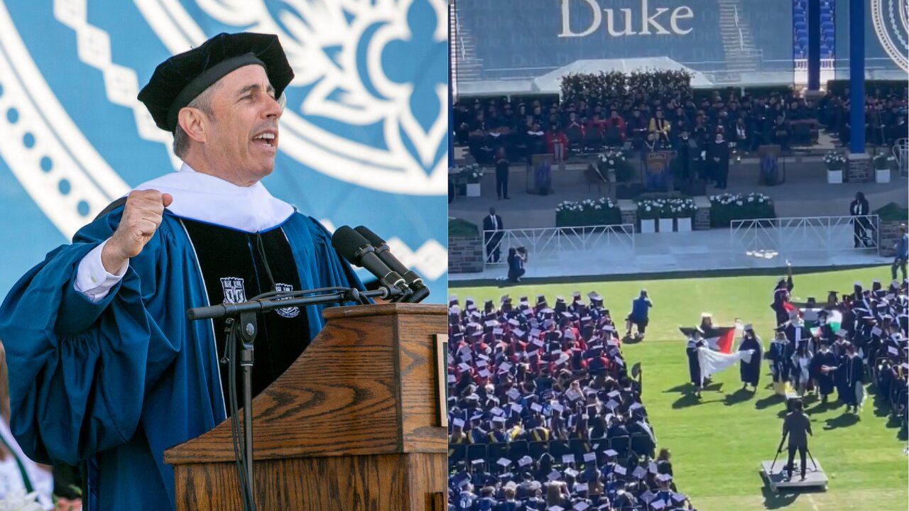 Duke University Students Walkout during Jerry Seinfeld's Speech