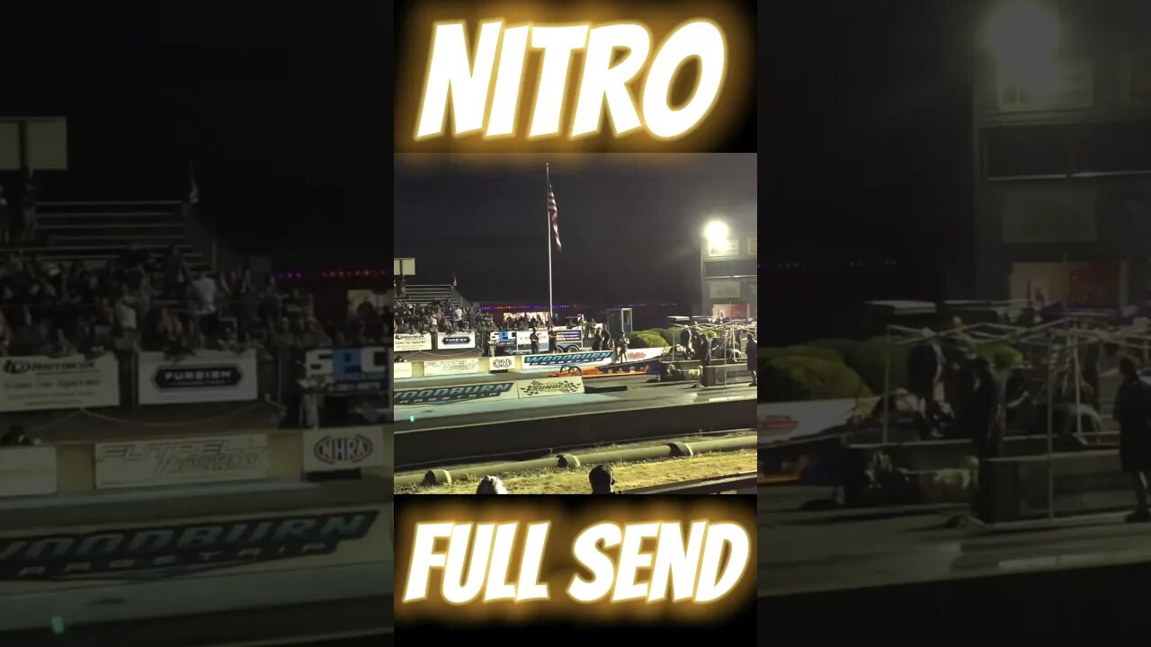 Nighttime Nitro Dragster Full Send! #shorts