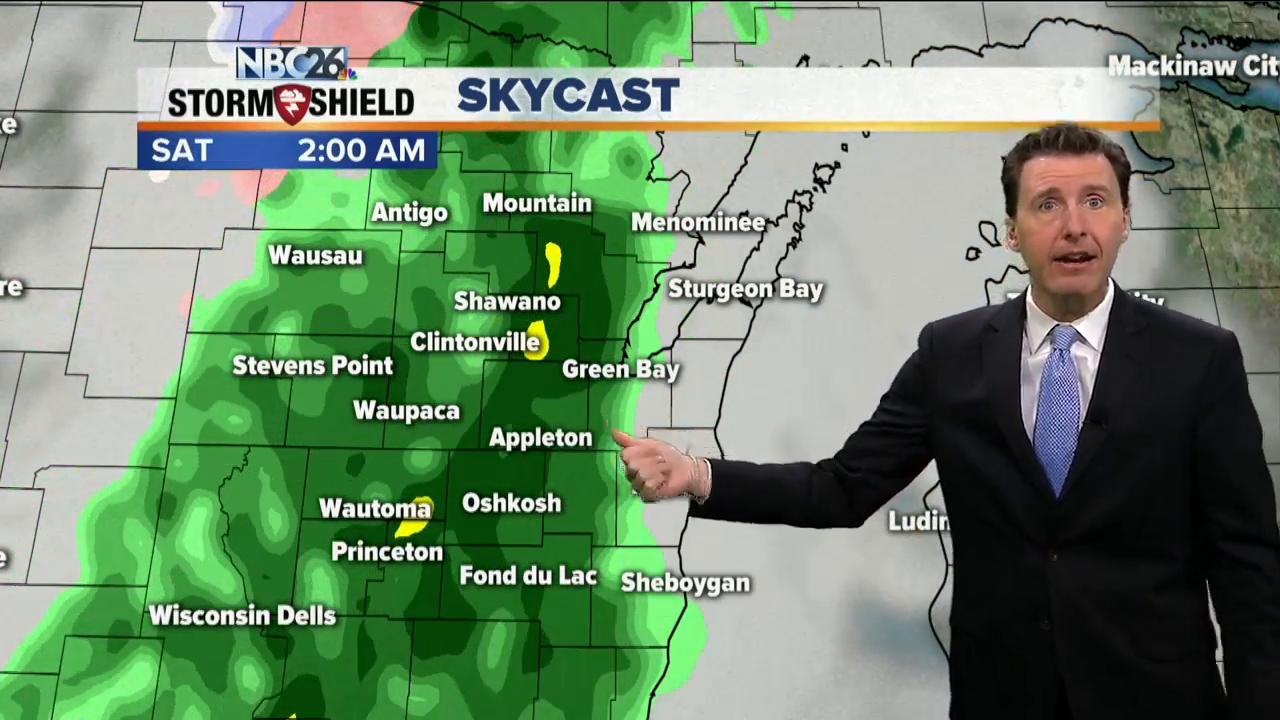 Michael Fish's NBC 26 weather forecast