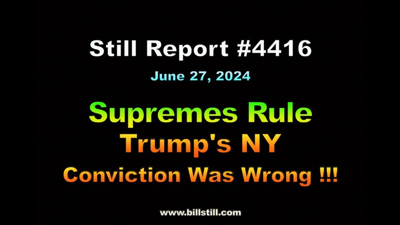 4416, Trump Can't Be Called A Convicted Felon !!!, 4416