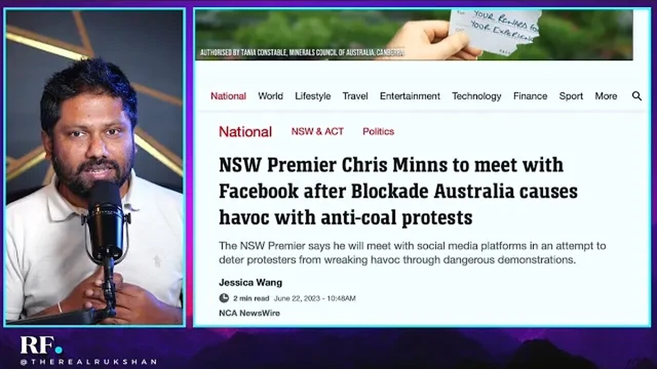 NSW Premier To Meet With Facebook To Ban Protest Livestreams