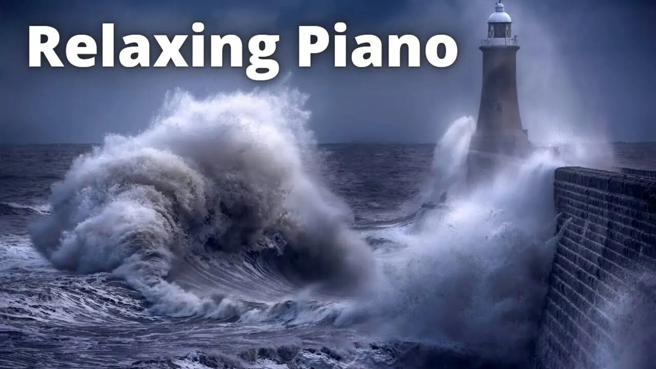 Relaxing Piano Music with Ocean Waves for Stress Relief.