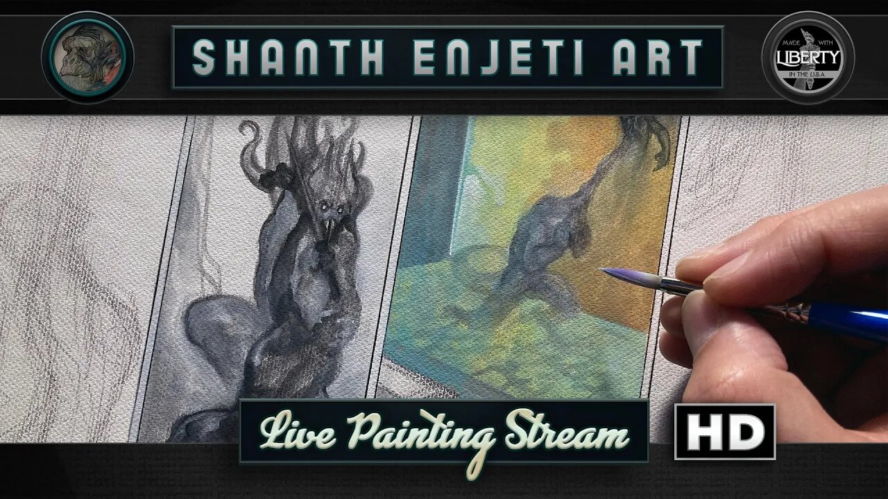 🔴 LIVE! Positively Painting Pulp Horror Comics | Live at the IRON AGE COMICS FORGE!