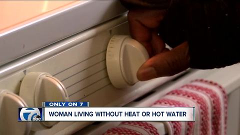 70-year old living in BMHA housing without heat or hot water