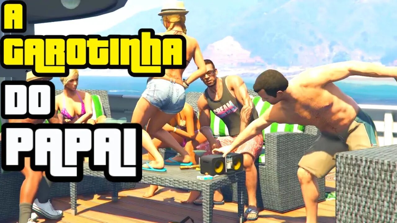 GTA V HISTÓRIA PARTE 9 - A GAROTINHA DO PAPAI: MICHAEL E JIMMY DISCUTEM, MICHAEL VÊ TRACEY NO IATE