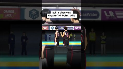 Izuki is observing Hayama’s dribbling skills 🧐 #anime #kurokonobasket #fyp