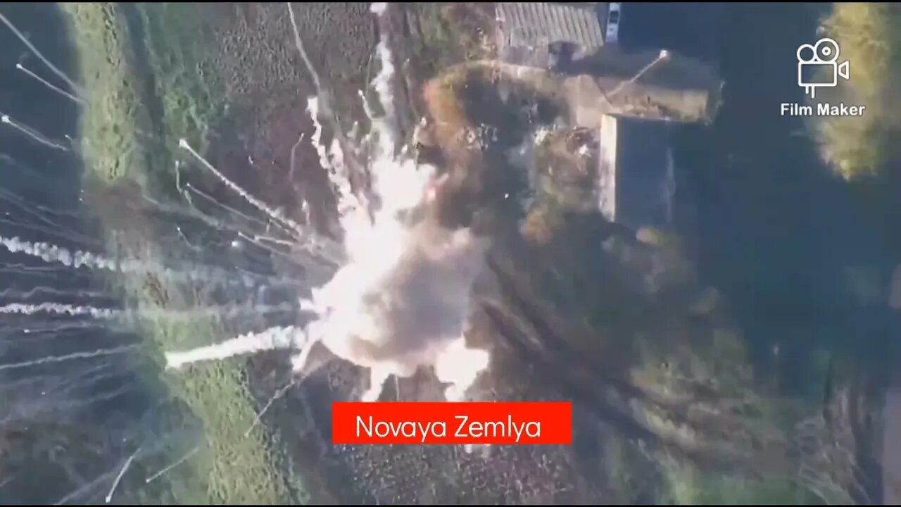 The destruction of Ukrainian Strela air defense by Russian Lancet kamikaze drone