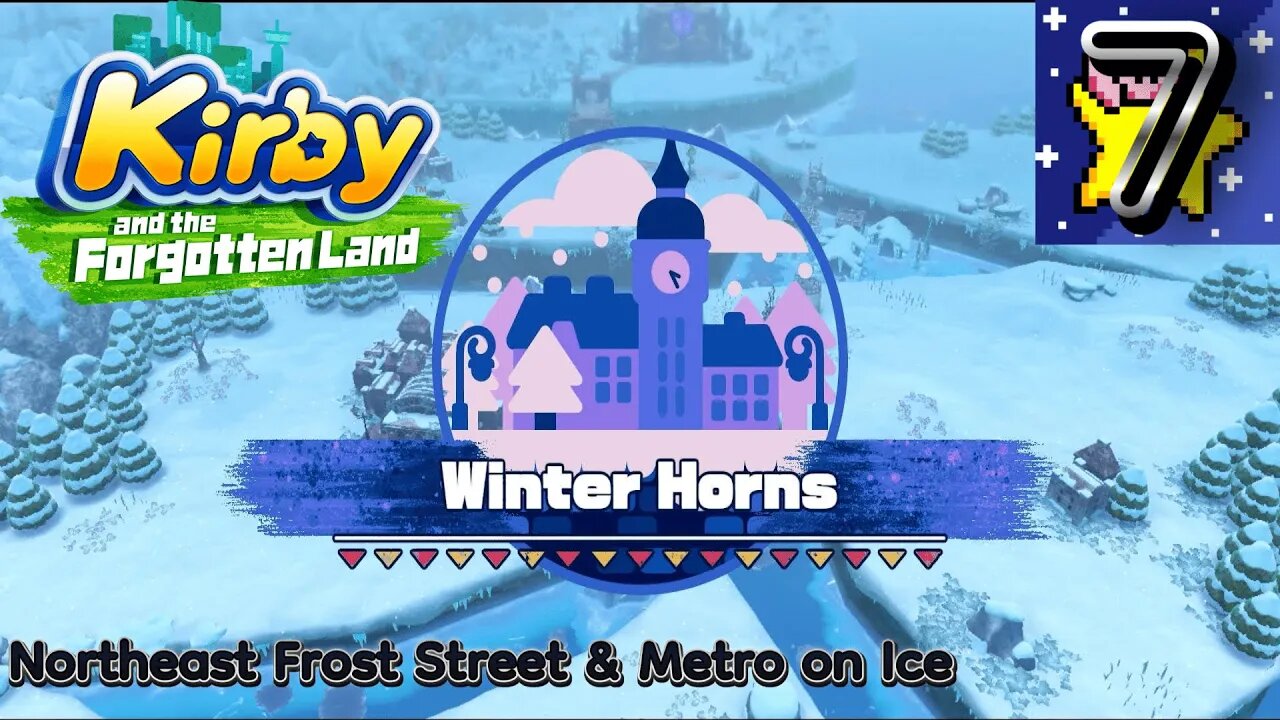 Kirby and the Forgotten Land Part 7: Winter Horns Part 1