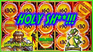 WHAT A RIDE JACKPOT HANDPAY AWESOMENESS! Dragon Link Genghis Khan Slot GRAND JACKPOT?!?