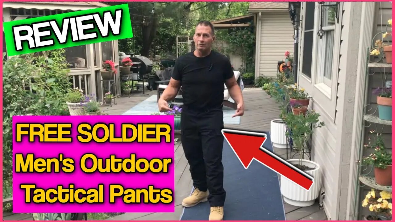 FREE SOLDIER Men's Outdoor Tactical Pants