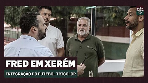 INTEGRAÇÃO DO FUTEBOL TRICOLOR: DIRETOR FRED VISITA XERÉM PELA PRIMEIRA VEZ