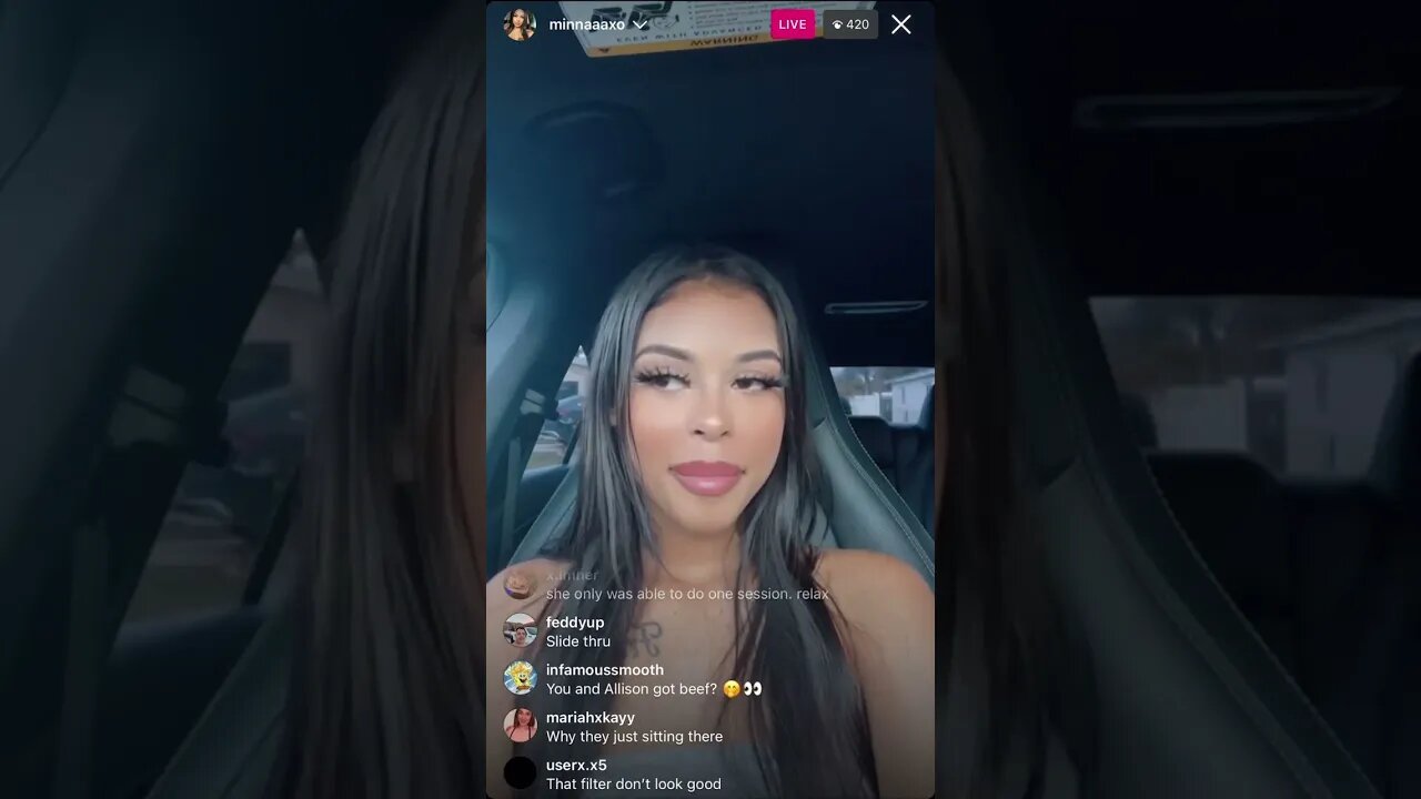 MINNAAAXO INSTAGRAM LIVE: Island Boy Ex girl Amina Completely Ignores JWavy (05/25/23)